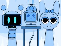Leikur Huggy Mix Sprunki Music Box á netinu