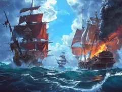 Leikur Pirate Ships: Build and Fight á netinu
