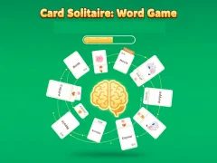 Leikur Card Solitaire: Word Game á netinu