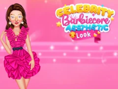 Leikur Celebrity BarbieCore Aesthetic Look á netinu