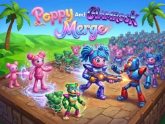 Leikur Poppy And Glamrock Merge á netinu