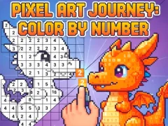 Leikur Draw picture by numbers Pixel Art á netinu