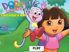 Leikur Dora the Explorer: Find Hidden Map á netinu