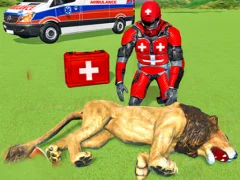 Leikur Animal Rescue Robot Hero á netinu