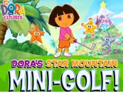 Leikur Dora The explorer Dora's Star Mountain Mini-Golf á netinu