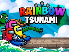 Leikur Rainbow Tsunami á netinu