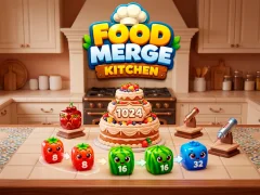 Leikur Food Merge Kitchen á netinu
