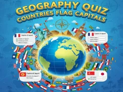 Leikur Geography Quiz Countries Flag Capitals á netinu