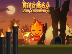 Leikur Fire Boy Run Adventure á netinu