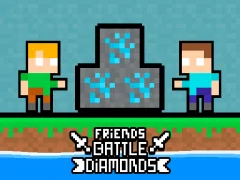 Leikur Friends Battle Diamonds á netinu