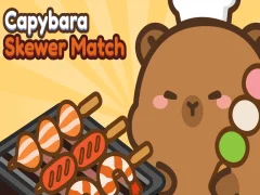 Leikur Capybara Skewer Match á netinu
