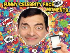 Leikur Funny Celebrity Face Moments á netinu