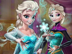Leikur Elsa Secret Transform á netinu