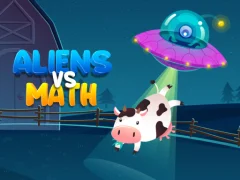 Leikur Aliens Vs Math á netinu