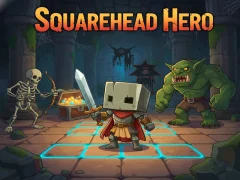 Leikur Squarehead Hero á netinu