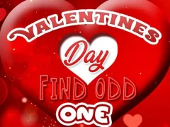 Leikur Valentines Day Find Odd One á netinu
