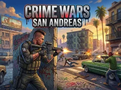 Leikur Crime Wars San Andreas á netinu