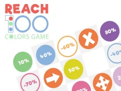 Leikur Reach 100 Game of dots á netinu
