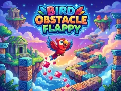 Leikur Bird Obstacle Flappy á netinu