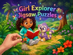 Leikur Girl Explorer Jigsaw Puzzles á netinu