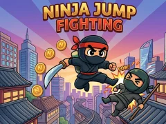 Leikur Ninja Jump fighting á netinu