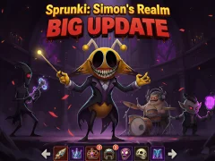 Leikur Sprunki: Simon’s Realm Big Update á netinu