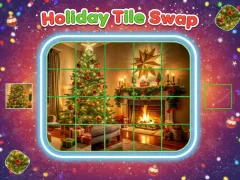 Leikur Holiday Tile Swap á netinu