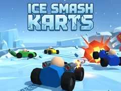 Leikur Ice Smash Karts á netinu