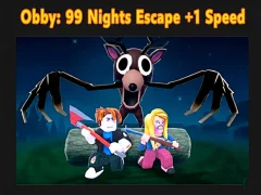Leikur Obby: 99 Nights Escape +1 Speed á netinu
