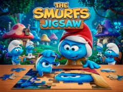 Leikur The Smurfs Jigsaw á netinu