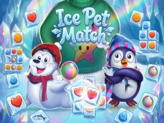 Leikur Ice Pet Match á netinu