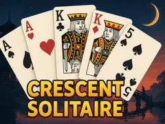 Leikur Crescent Solitaire á netinu