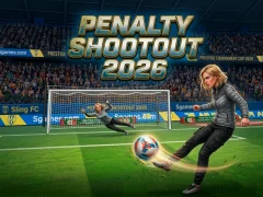 Leikur Penalty Shootout 2026 á netinu