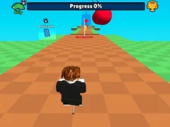 Leikur Obby Pogo Parkour! á netinu