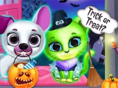 Leikur Scary Makeover Halloween Pet Salon á netinu