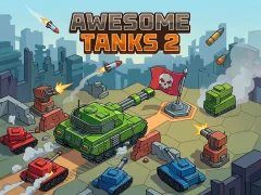 Leikur Awesome Tanks 2 á netinu