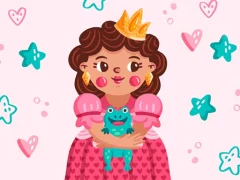 Leikur The Frog Prince Jigsaw á netinu