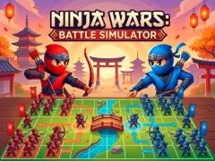 Leikur Ninja Wars: Battle Simulator á netinu