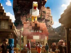 Leikur Minecraft Lava Chicken á netinu