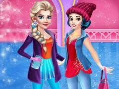 Leikur Princess Winter Activities á netinu