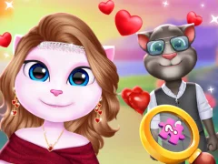 Leikur Kitty Couple Lovely Valentine á netinu