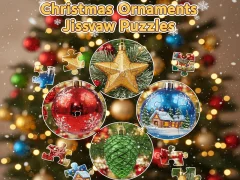 Leikur Christmas Ornaments Jigsaw Puzzles á netinu