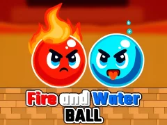 Leikur Fire and Water Ball á netinu