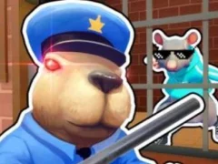 Leikur Obby Escape: Prison Rat Dance á netinu