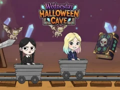 Leikur Wednesday Halloween Cave á netinu