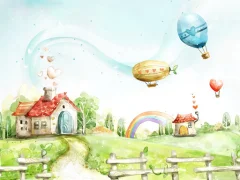 Leikur Cartoon Dreaming Scences á netinu