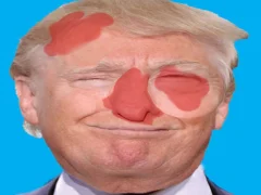 Leikur Beaten Trump Face LOL á netinu