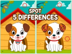 Leikur Spot 5 Differences á netinu
