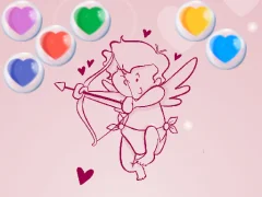 Leikur Bubble Shooter Valentine á netinu