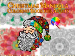 Leikur Christmas Mandala Coloring Book for Adults á netinu